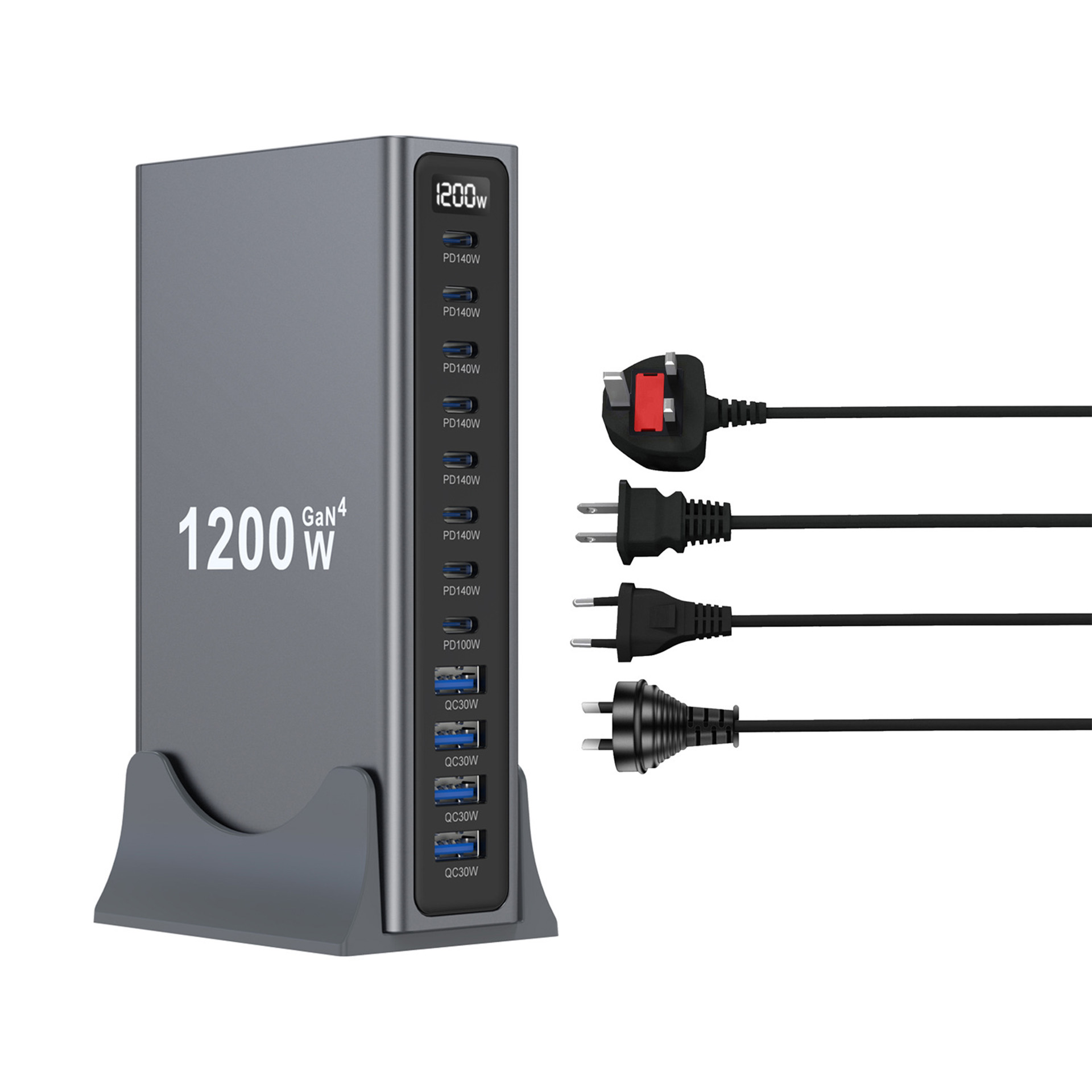 New 1200W Multi Port GaN Deskt - Multi Port Usb Hub review and price