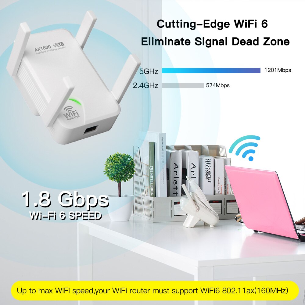 FENVI WiFi6 AX1800 Wireless Re - Wifi Range Extender review and price