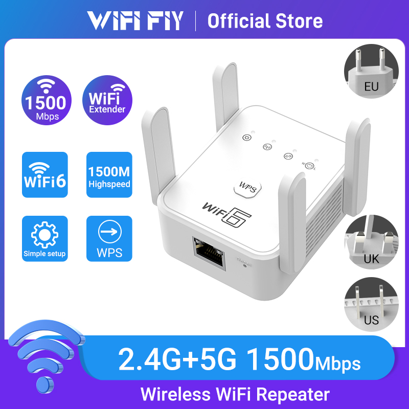 WIFI6 1500Mbps 5Ghz Wireless W - Wifi Range Extender review and price