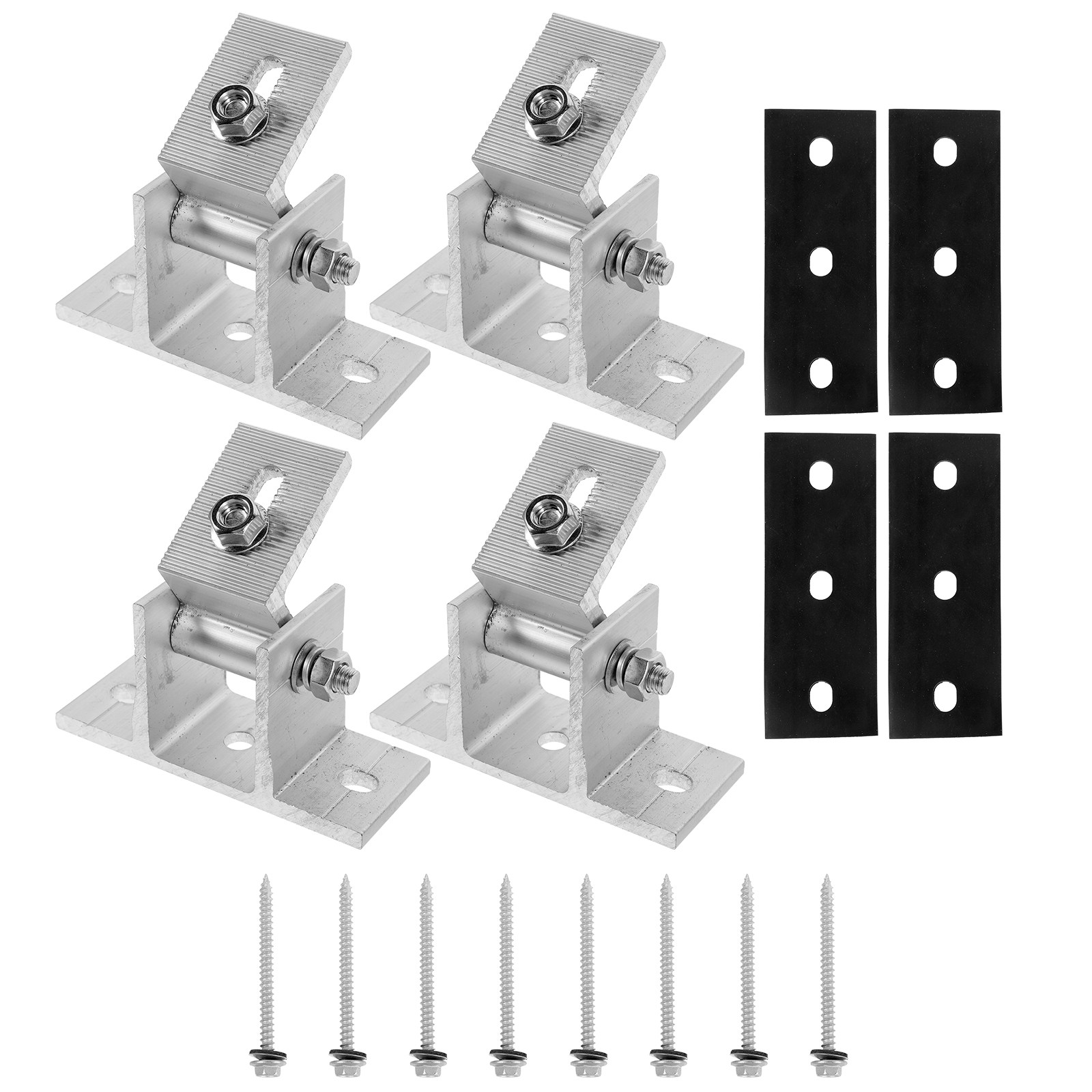 4Pcs Adjustable Solar Panel Mo - Flat Panel Mount Tilt review and price