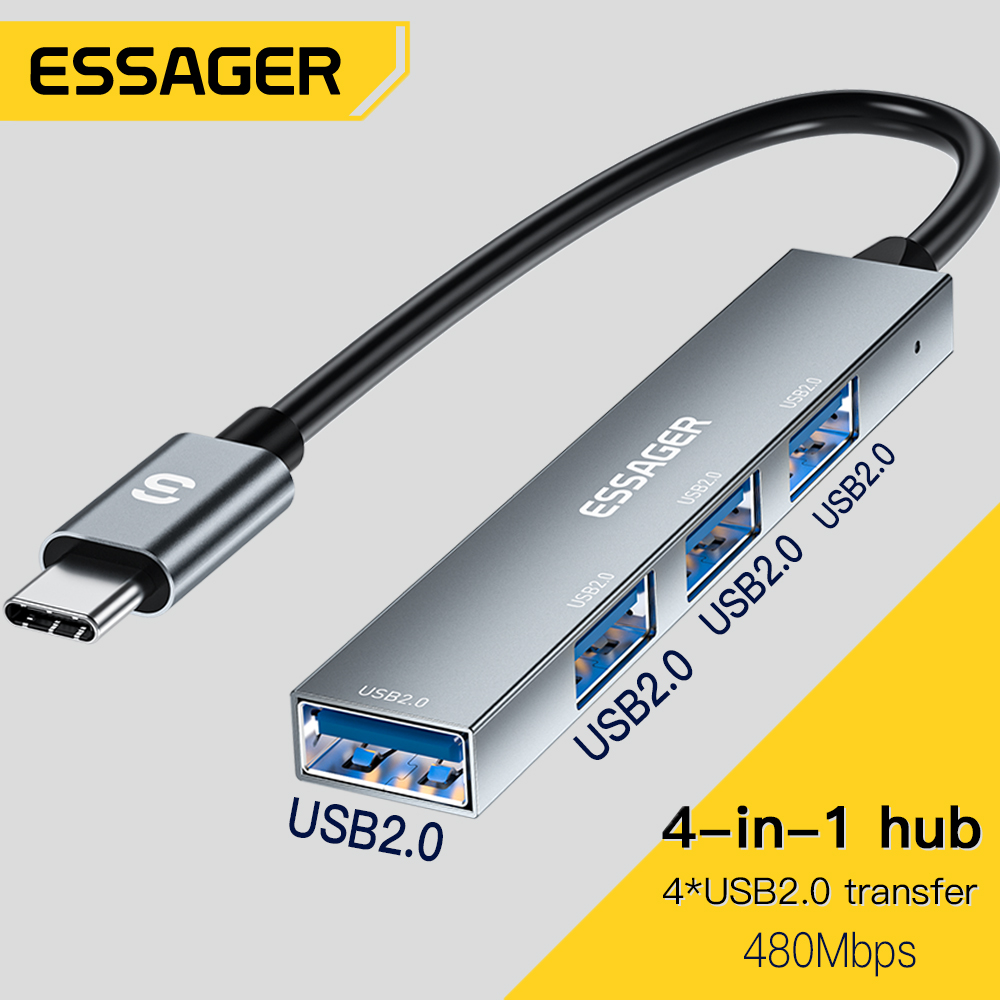 Essager 4 in 1 USB C Cable Hub - Multi Port Usb Hub review and price