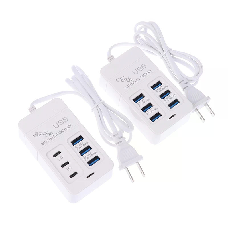 1PC US Plug 6Ports Multiport U - Multi Port Usb Hub review and price