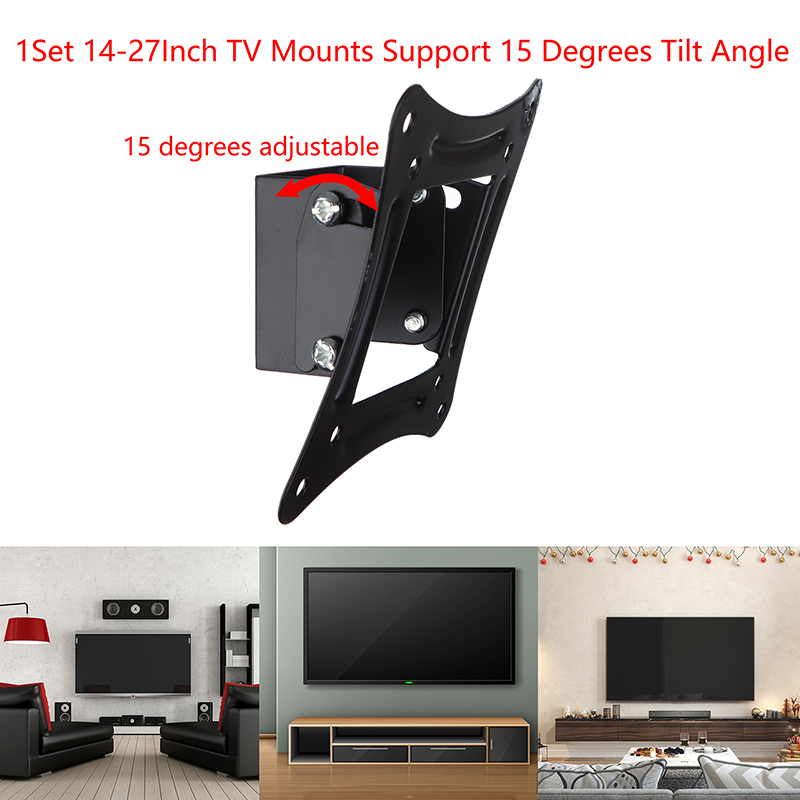 Hot 1Set 14-27Inch TV Mounts L - Flat Panel Mount Tilt review and price