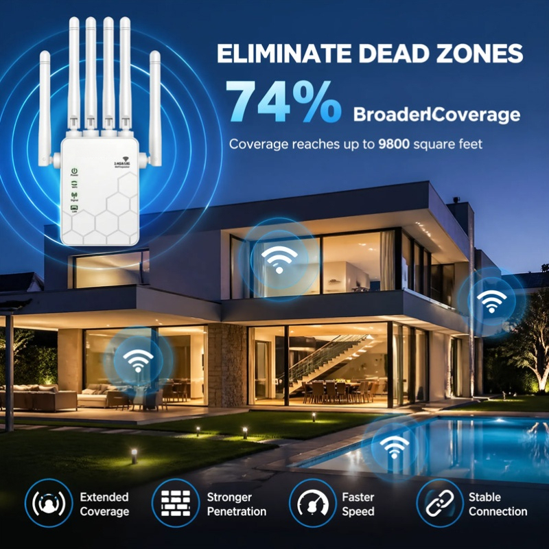 AX1800 WiFi 6 Extender Dual Ba - Wifi Range Extender review and price