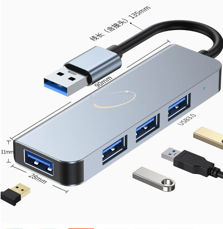 Hot-selling USB-C 4-port hub,  - Multi Port Usb Hub review and price