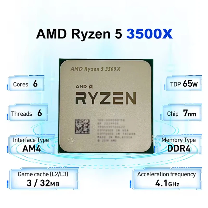 AMD Ryzen 5 R5 3500X 3.6GHz 6- - Amd Cpu Ryzen 5 review and price