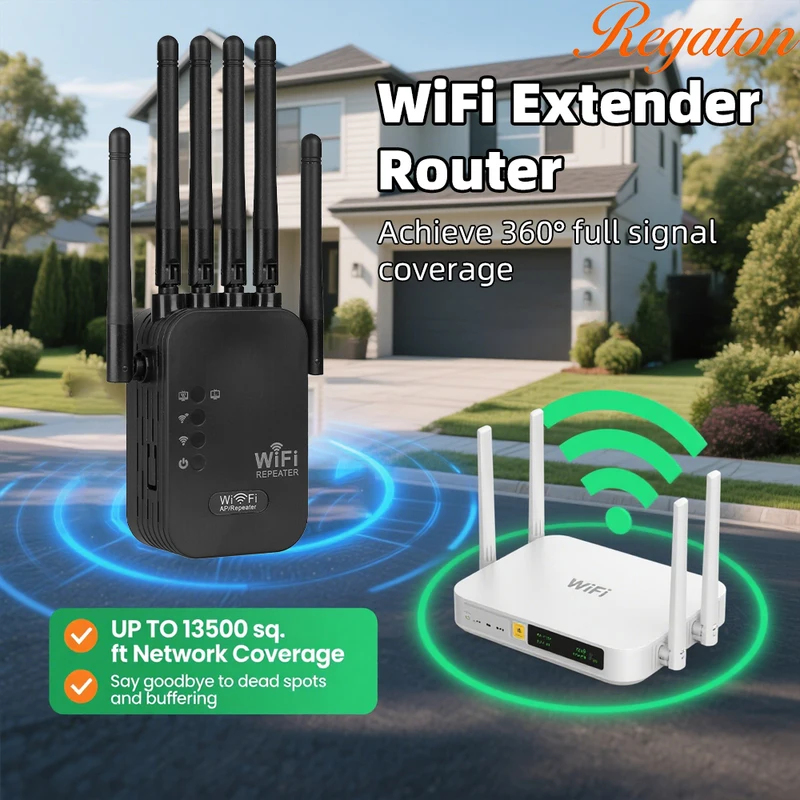 Wireless 5G WiFi Repeater 1200 - Wifi Range Extender review and price