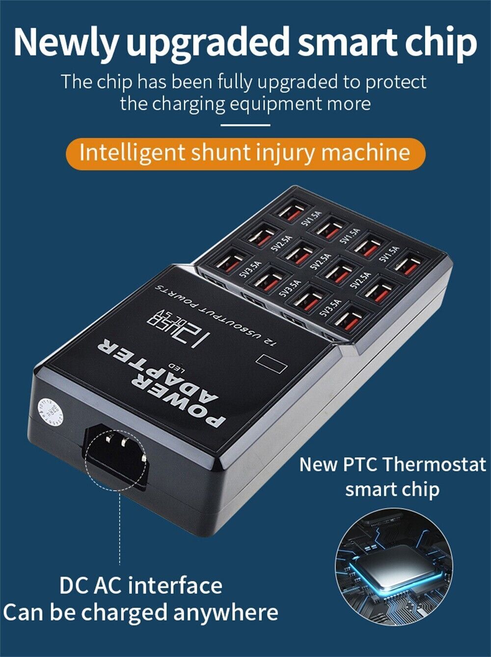 Multi 12 Port USB Charging Sta - Multi Port Usb Hub review and price