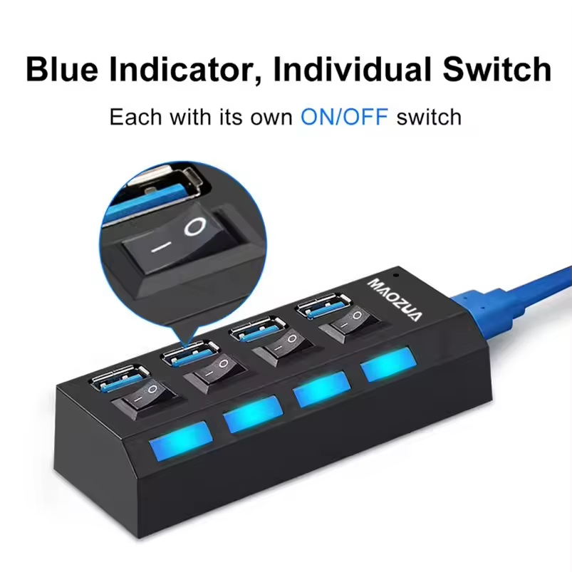 High Speed 4 Ports USB HUB 4×U - Multi Port Usb Hub review and price