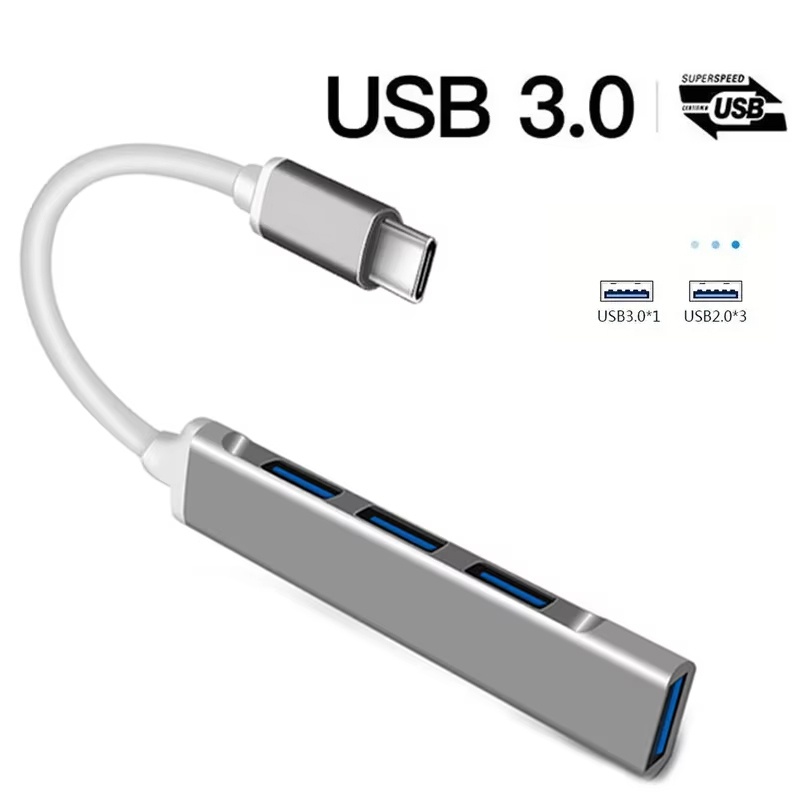 4 Ports USB 3.0 Hub TYPE C HUB - Multi Port Usb Hub review and price