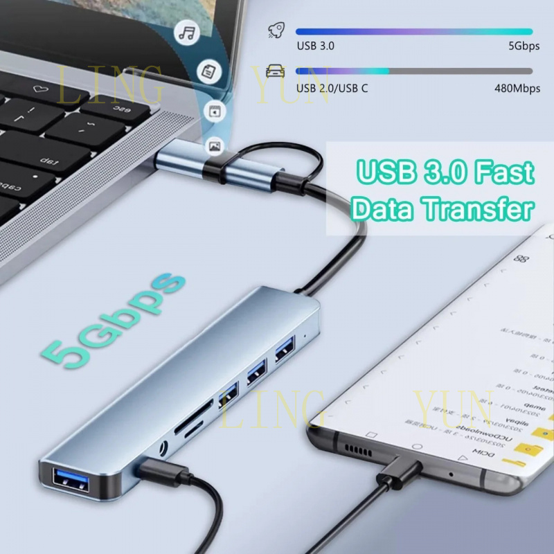 Z  Type C HUB USB HUB USB 3.0  - Multi Port Usb Hub review and price