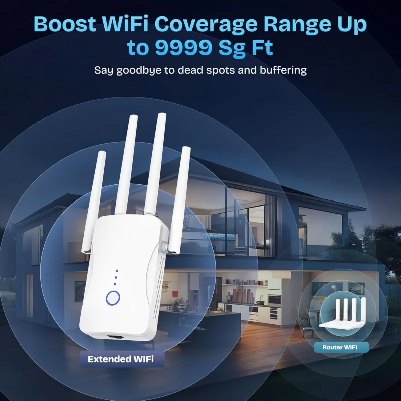 2.4G/5GHz Dual Band WiFi Repea - Wifi Range Extender review and price