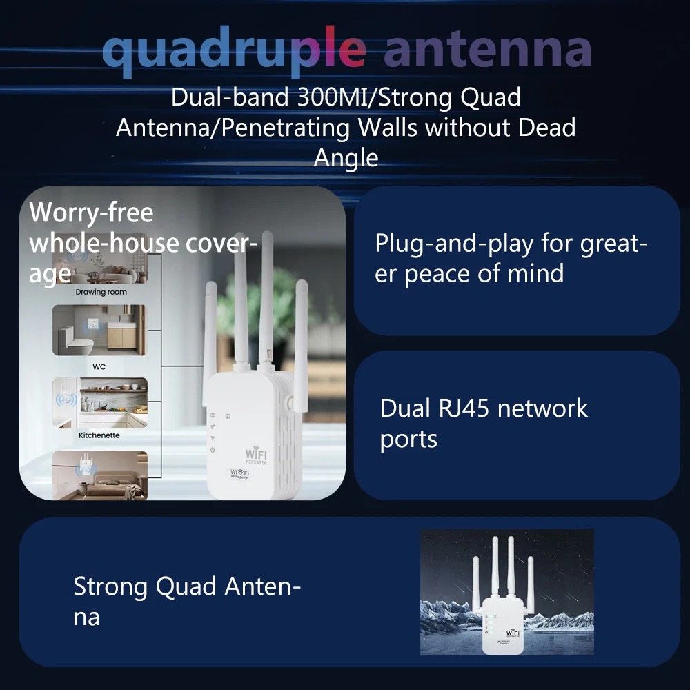 300Mbps Wireless WiFi Repeater - Wifi Range Extender review and price