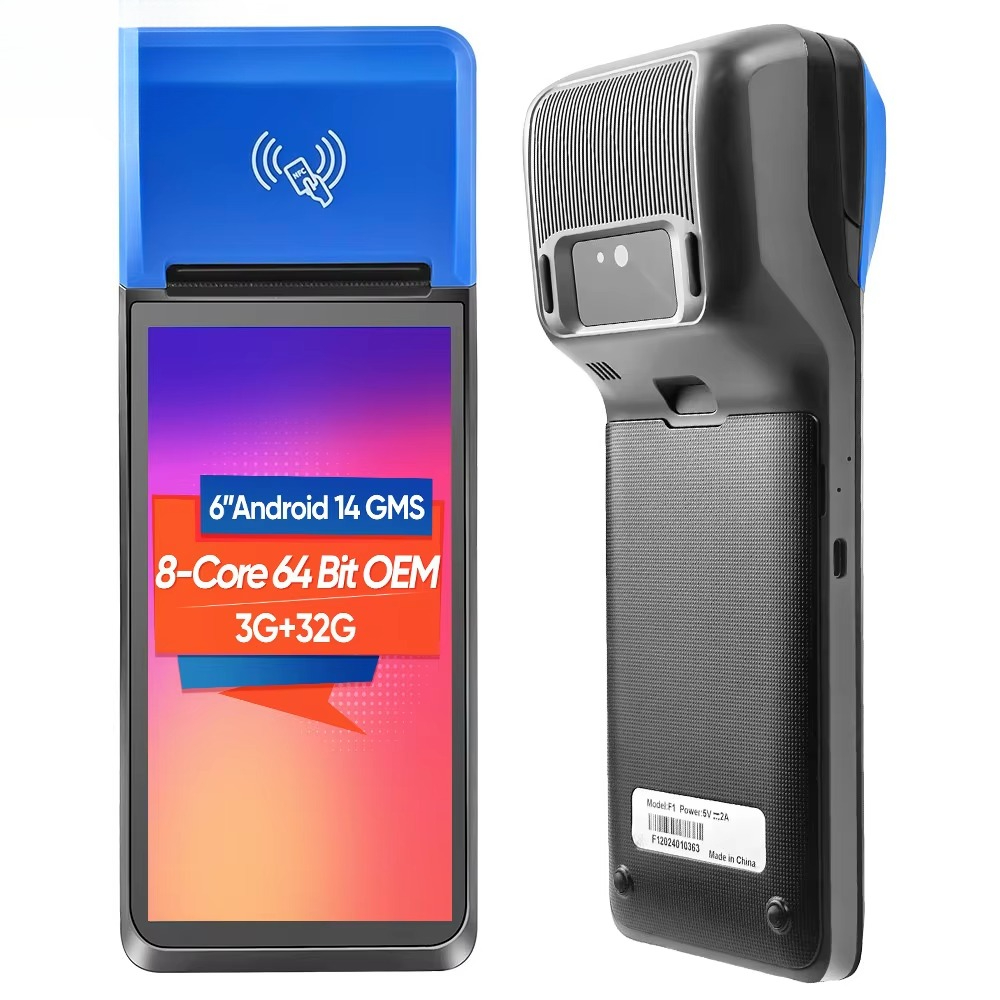 Pos FYJ-F1 6'' 3G+32G 64-bit A - Pos Terminal Android review and price