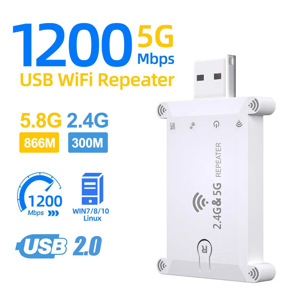 WiFi FIY 2.4g/5g Usb Wifi Repe - Wifi Range Extender review and price
